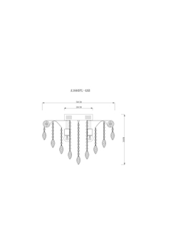 Люстра потолочная Arte Lamp Emilia A1660PL-4AB