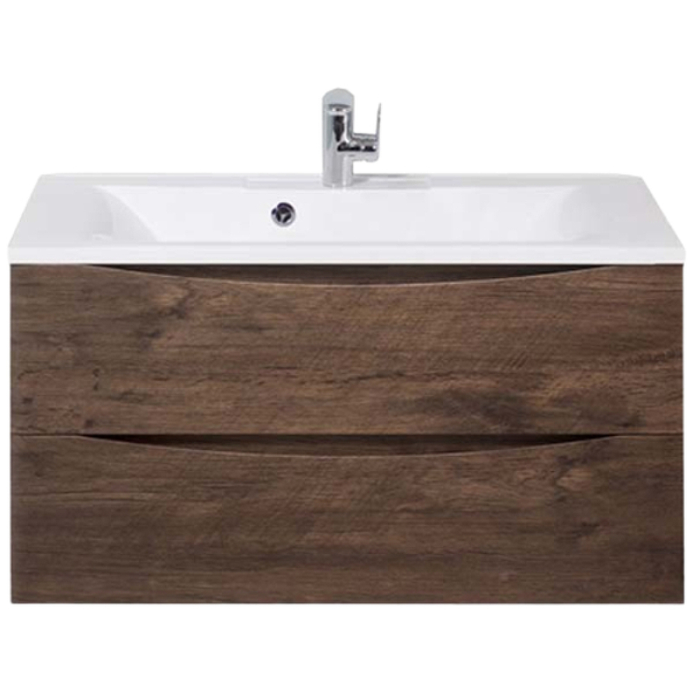 Тумба под раковину BelBagno Marino 80 MARINO-800-2C-SO-RW-P подвесная Rovere Moro