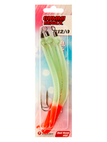 Крючок HIGASHI оснащенный кембриком Gummi Makk #4/0 (set-3pcs) #02 Red Head; 3 шт