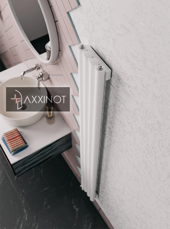 Axxinot Mono VE 1500 - вертикальный электрический трубчатый радиатор высотой 1500 мм, белый