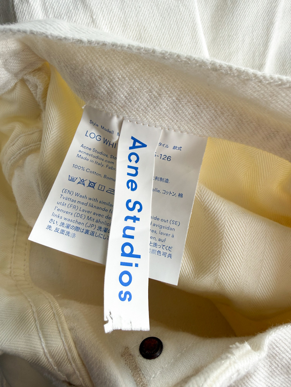 Джинсы Acne Studios Bla Konst, S