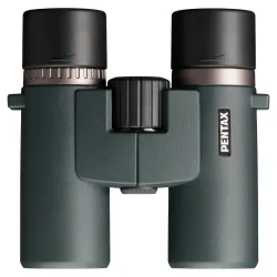 Бинокль Pentax AD 7X32 ED, вид сзади, изображение окуляров и покрытия