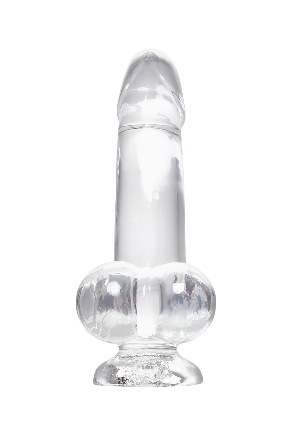 Реалистичный фаллоимитатор A-Toys Cryst прозрачный 15 см