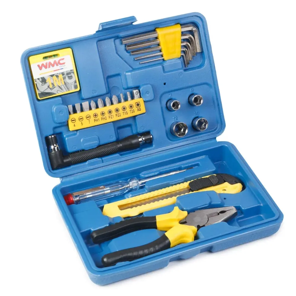 Набор инструментов 24пр.(6гр)(7,8,10,12мм), в кейсе WMC TOOLS WMC-2025