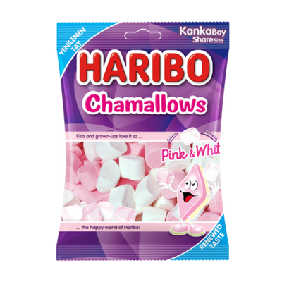 Chamallows «Розовый и белый», 70 г (5 штук) - HARIBO