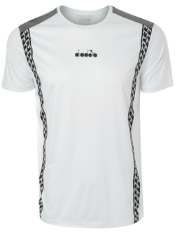 Мужская теннисная футболка Diadora SS T-Shirt Challange - белый