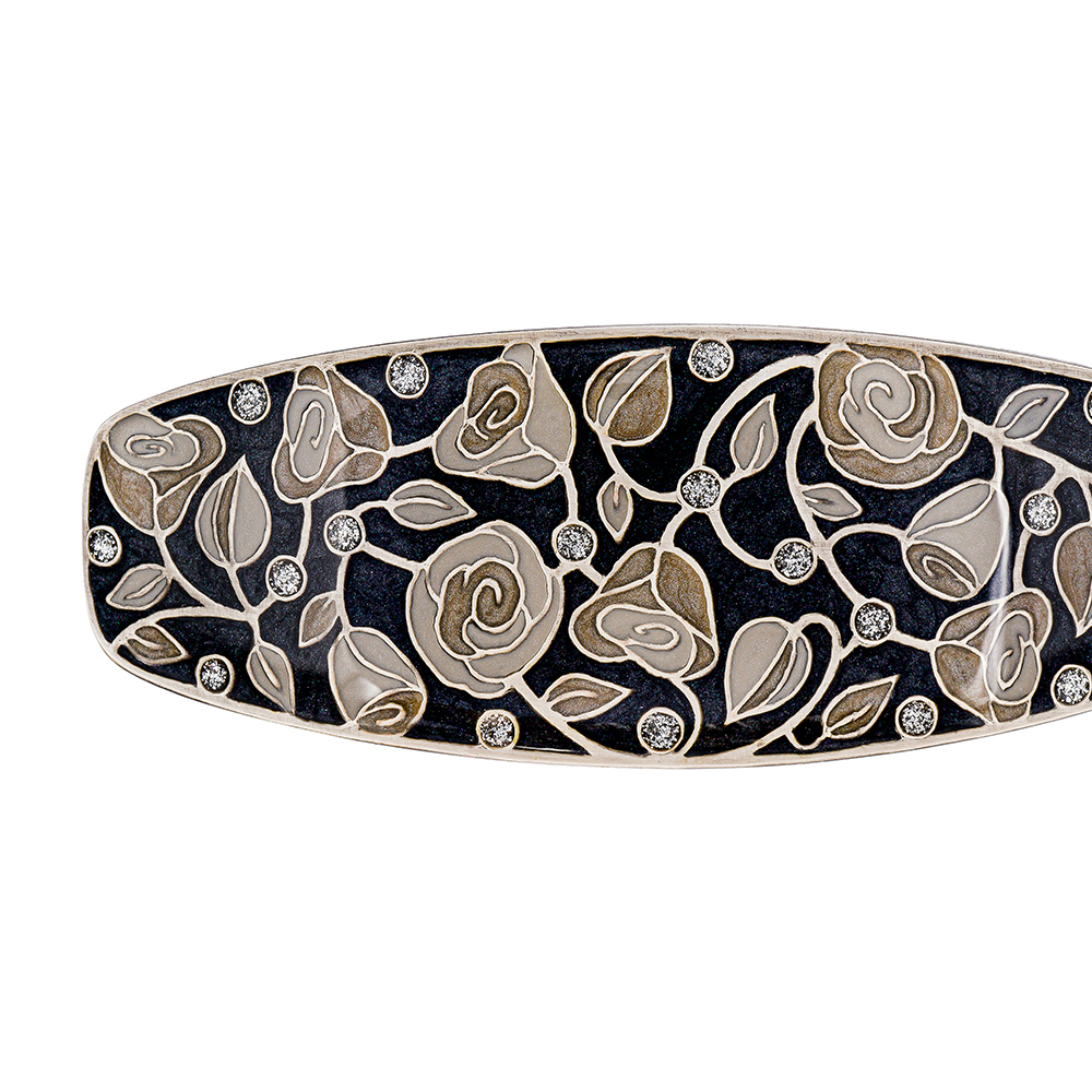 Заколка для волос Clara Bijoux Роза G72812 BW
