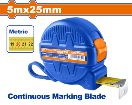 Рулетка WADFOW WMT4331 5м х 25мм