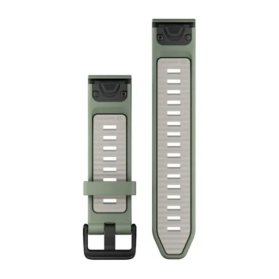 Ремешок Garmin QuickFit 20 мм хаки-серый силикон 010-13391-02