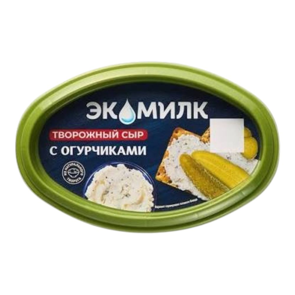 Сыр твороженный Экомилк с огурчиками 60% 120г