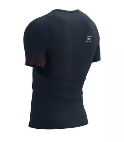 Мужская теннисная футболка Compressport Performance SS Tshirt - salute/high risk red