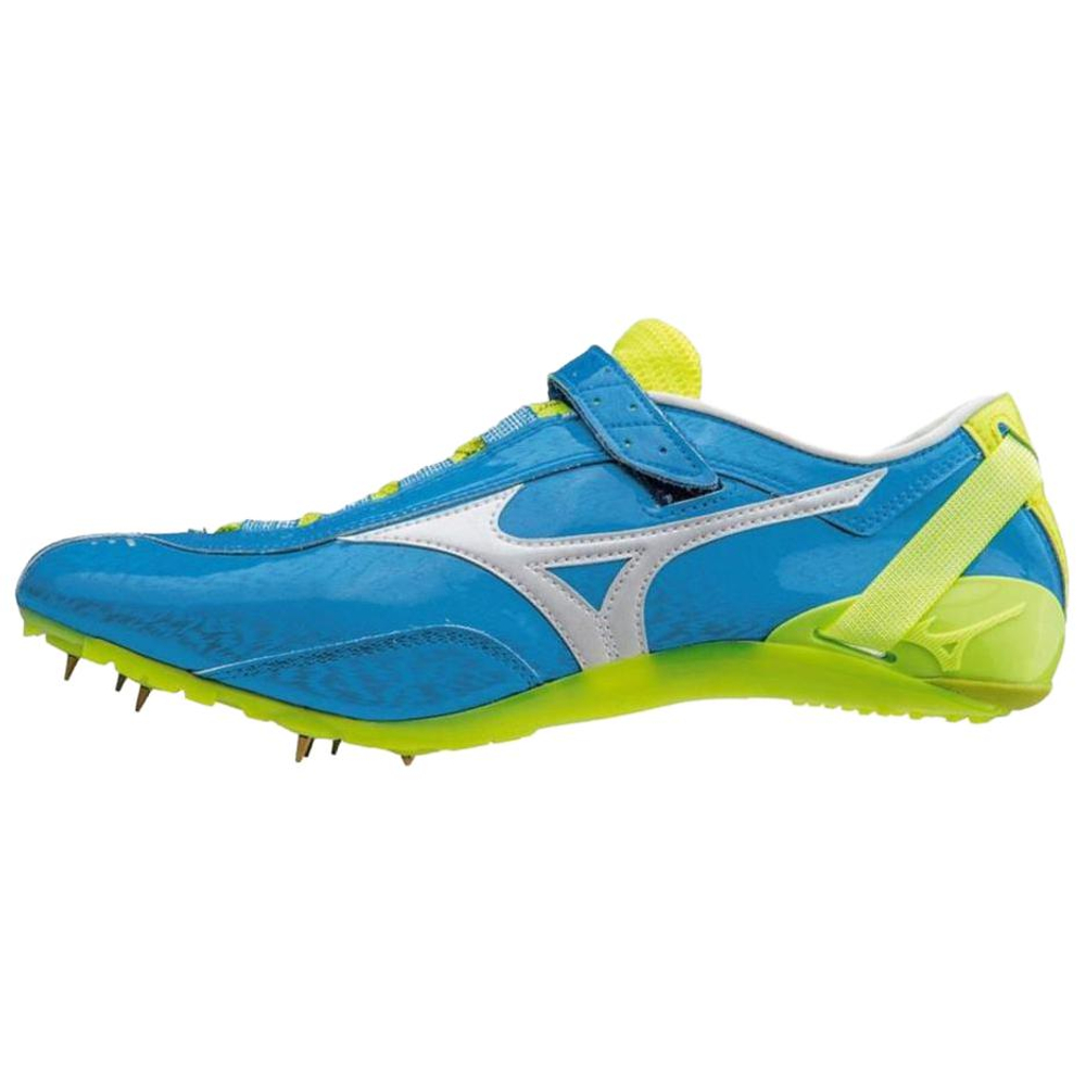 Mizuno Chrono Break 2 Yellow Blue Track And Field Shoes Men"s