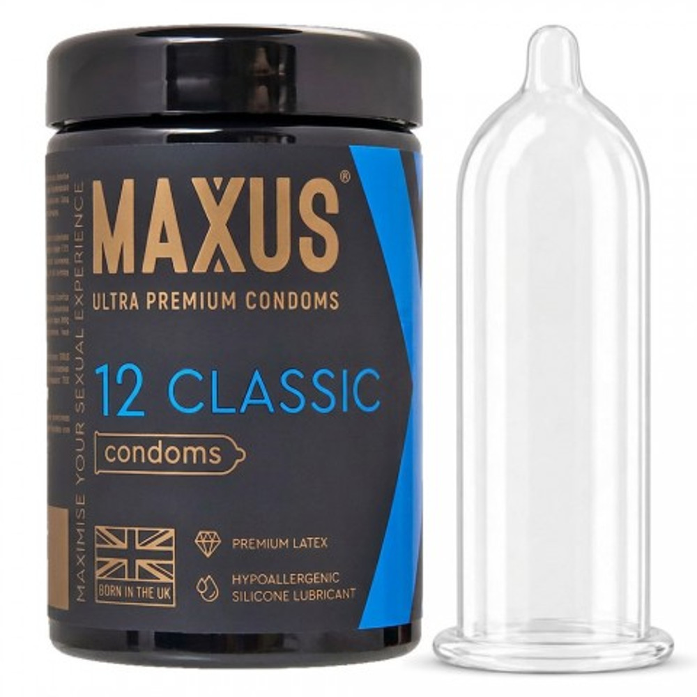 Презервативы классические MAXUS Classic X-Edition 12 шт.