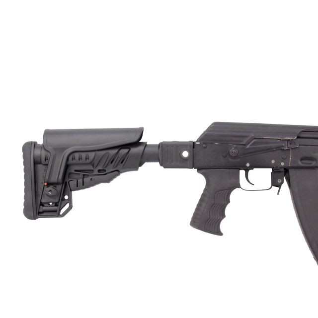 Складной приклад на АК-74, DLG Tactical черный