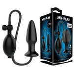 Анальная пробка с функцией увеличения размера Mr. Play Inflatable Anal Plug (Цвет: черный)