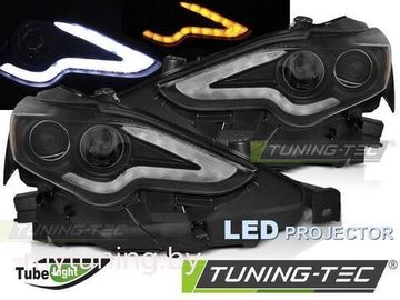 Передние фары LED PROJECTOR TUBE BLACK для Lexus IS 3(III)
