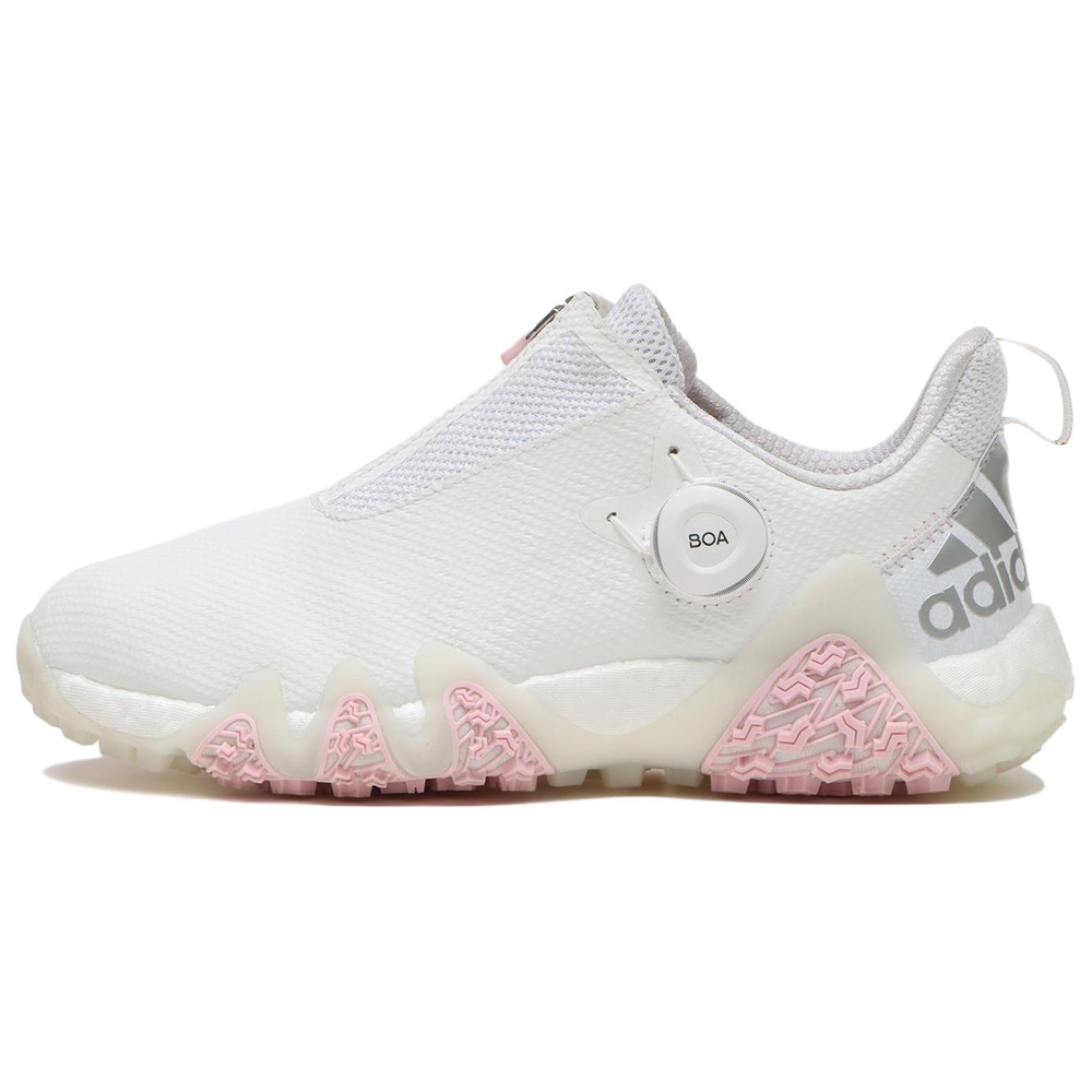 Adidas Codechaos 22 Spikeless Golf Cloud White Silver Metallic Clear Pink Women"s