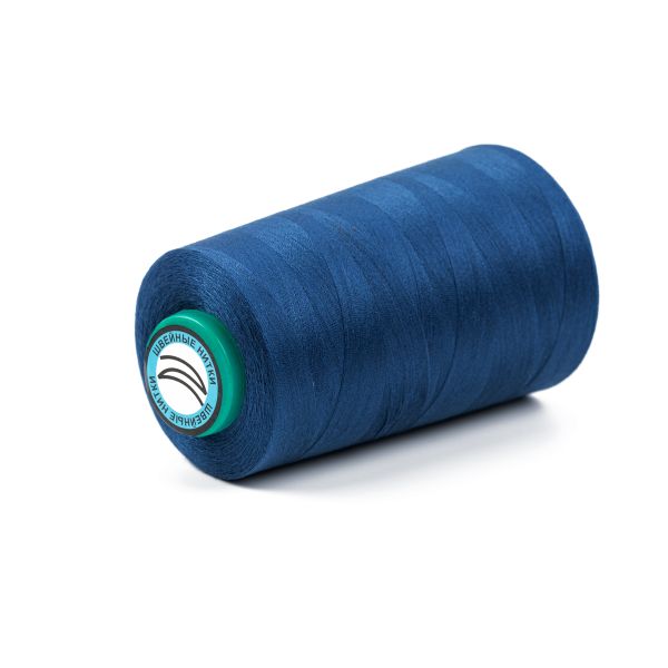 Нитки универсальные Nitka 40/2, 4570 м (5000 ярд) / 1 кат., 298 серо-синий