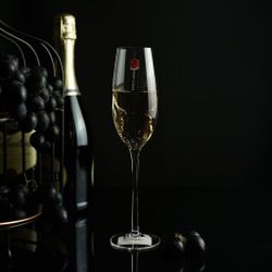 Бокал-флюте для шампанского 250 мл Face to Face декор d 4,5 см h24 см P.L. - BarWare [6]