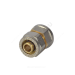 Муфта МП латунь никель обжим Дн 26х1" ВР ГОСТ 32415-2013 7002 Aquasfera 7002-06