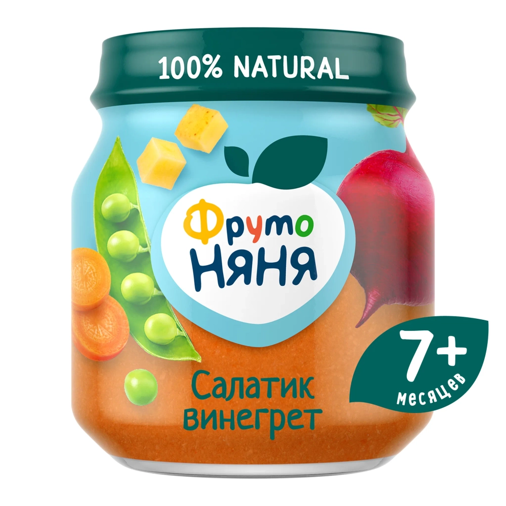 Пюре ФрутоНяня Салатик винегрет с 7 мес 110 г