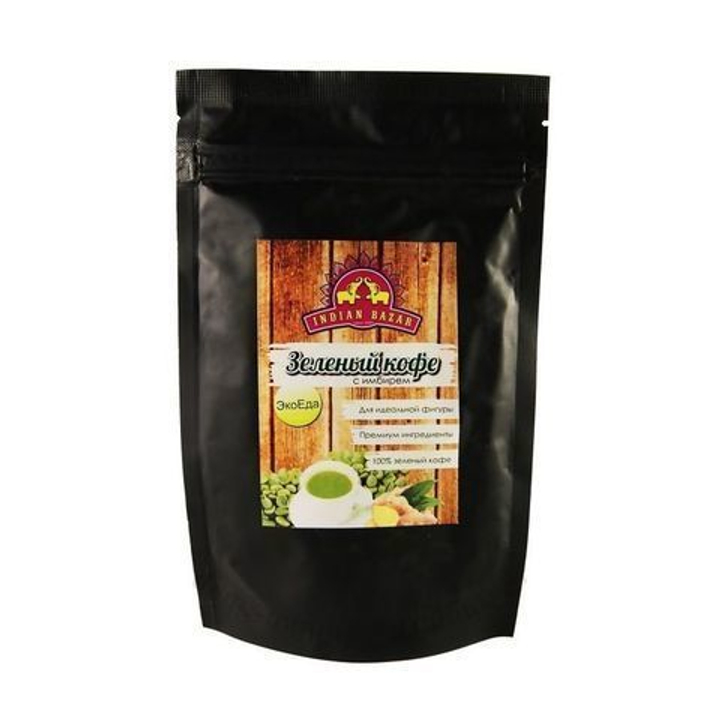 Кофе Indian Bazar Зеленый с кардамоном 100 г