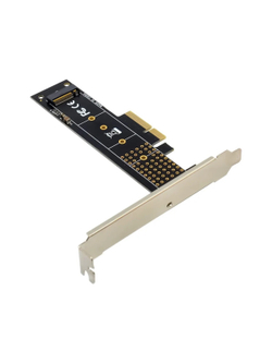 ORIENT C300EN, Переходник PCI-Ex4->M.2 M-key NVMe SSD, тип 2230/2242/2260/2280/22110, 2 планки крепления в комплекте (33294)