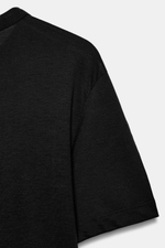 ФУТБОЛКА ИЗ ЛИОЦЕЛЛА С КОРОТКИМИ РУКАВАМИ — ZARA