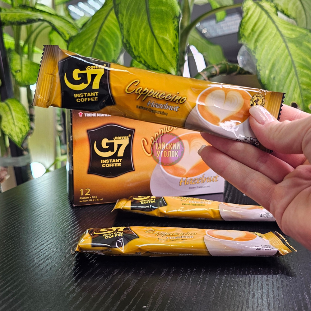 Кофе растворимый Капучино Trung Nguyen G7 Cappuchino 12 пакетиков по 18 гр