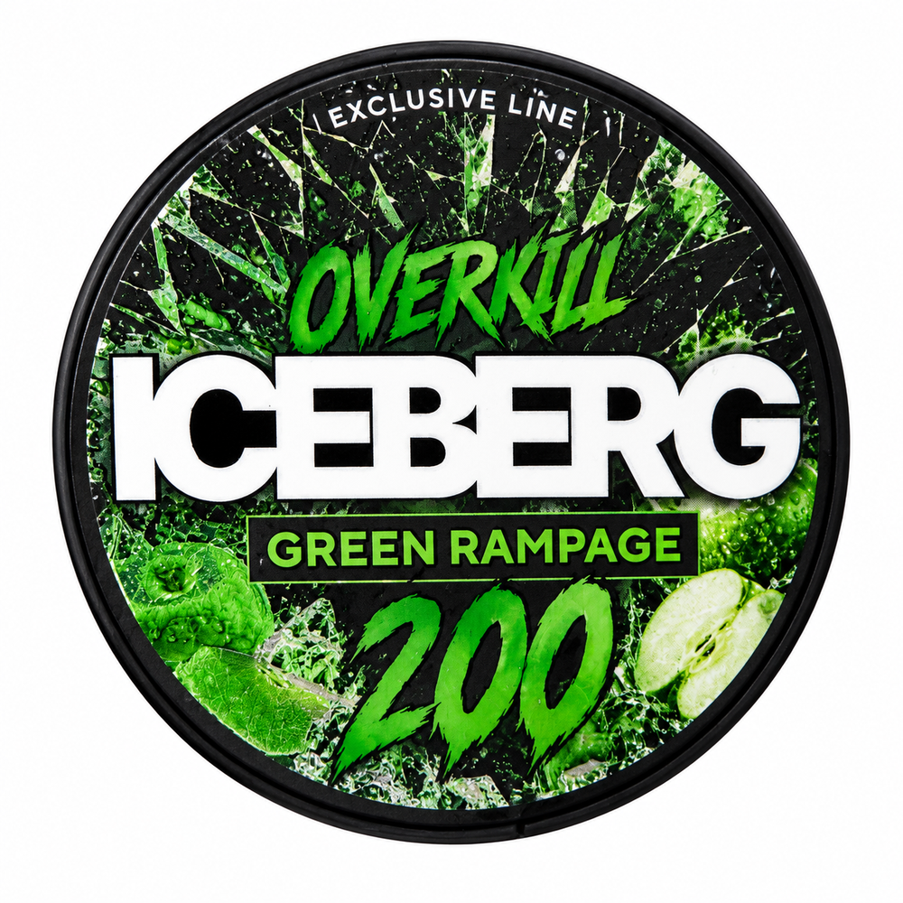 ICEBERG OVERKILL 200МГ - ЗЕЛЁНОЕ ЯБЛОКО