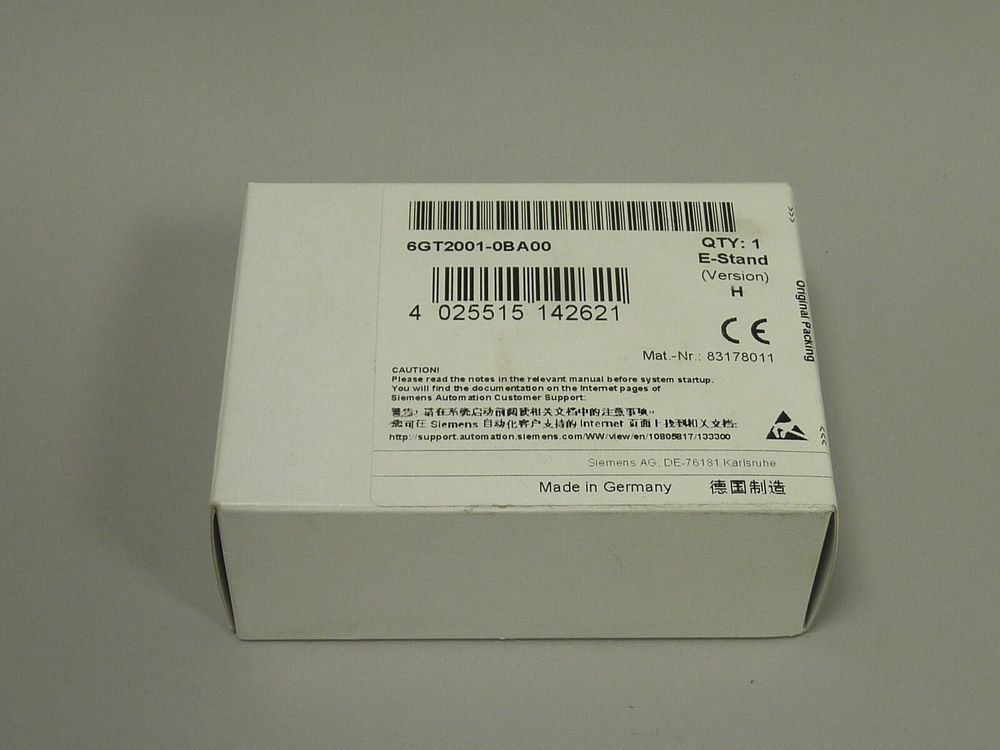 SIEMENS 6GT2001-0BA00 SIEMENS 6GT2001-0BA00
