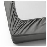 Простыня на резинке IKEA ULLVIDE (УЛЛЬВИДЕ), Серый, 90х200 см