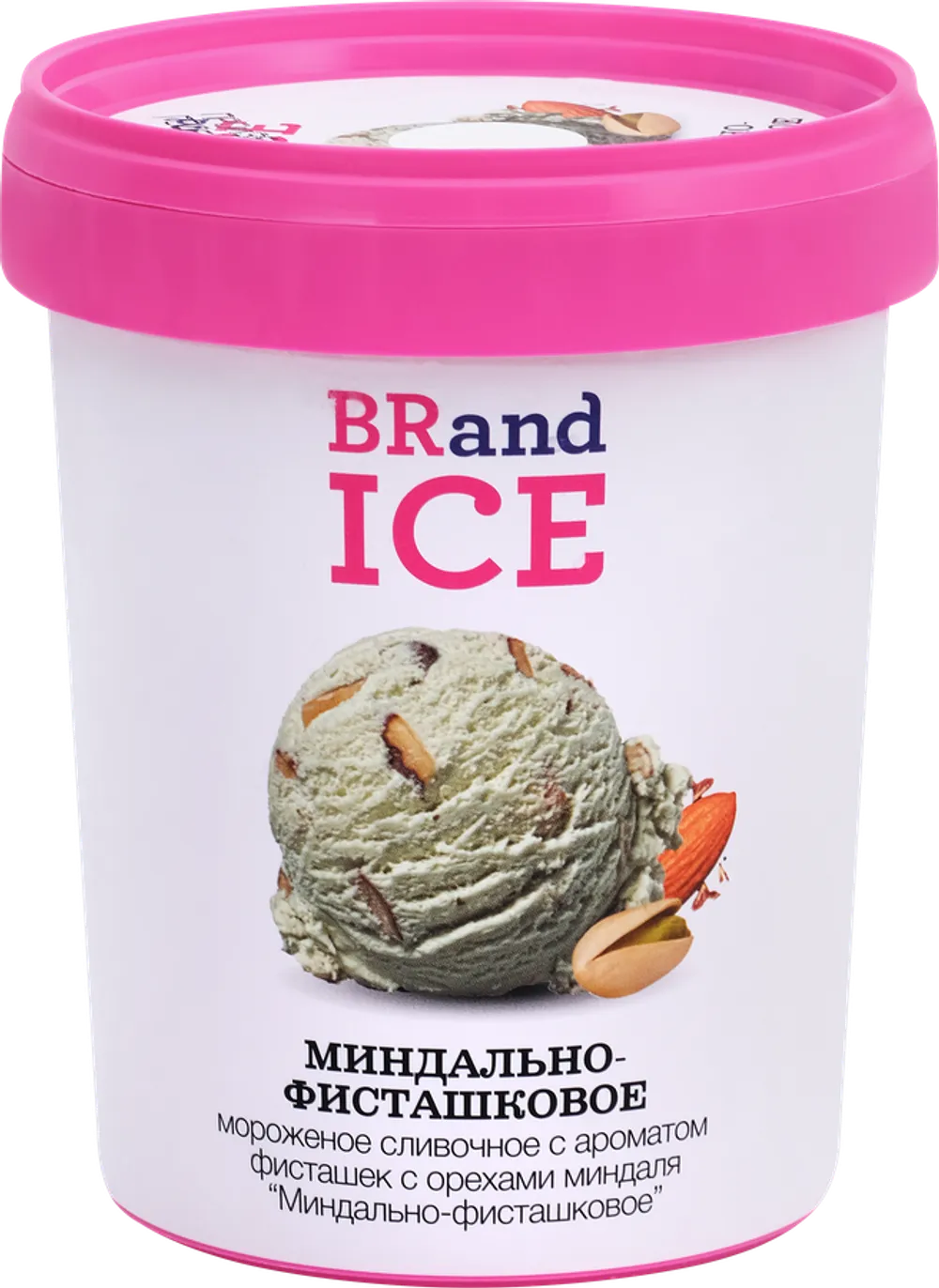Мороженое BRand ICE миндально-фисташковое 500гр.