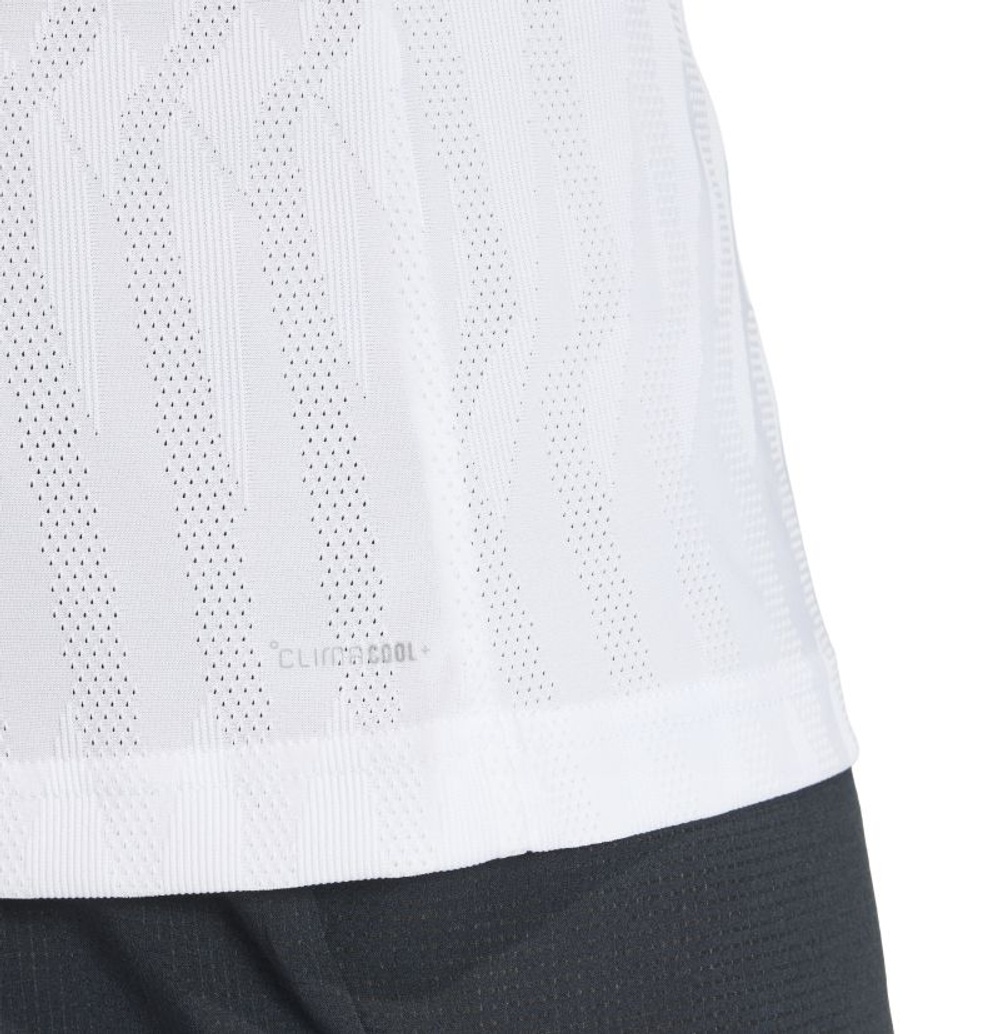 Мужское теннисное поло Adidas Climacool+ Airchill Freelift - white