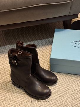 Ботинки коричневые от Prada BP5-351681