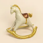 Шар (43''/109 см) Фигура 3D, Лошадка Качалка, Сатин, 1 шт. в уп.