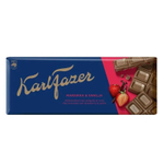 Karl Fazer Молочный шоколад с добавлением сушеной клубники из Финляндии, 190 г