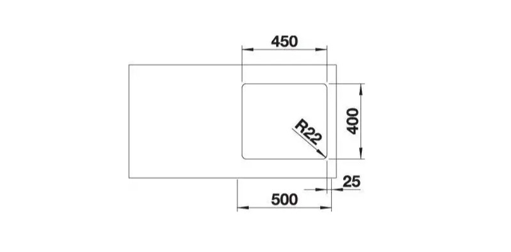 Blanco ANDANO 450-U