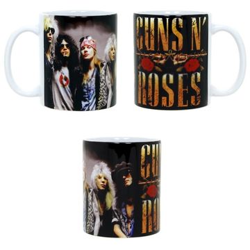 Кружка Guns'n'Roses лого / группа (153)