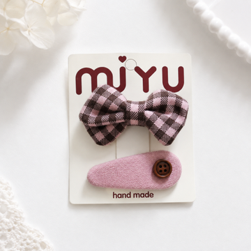 Набор заколок Cozy Bow 2шт