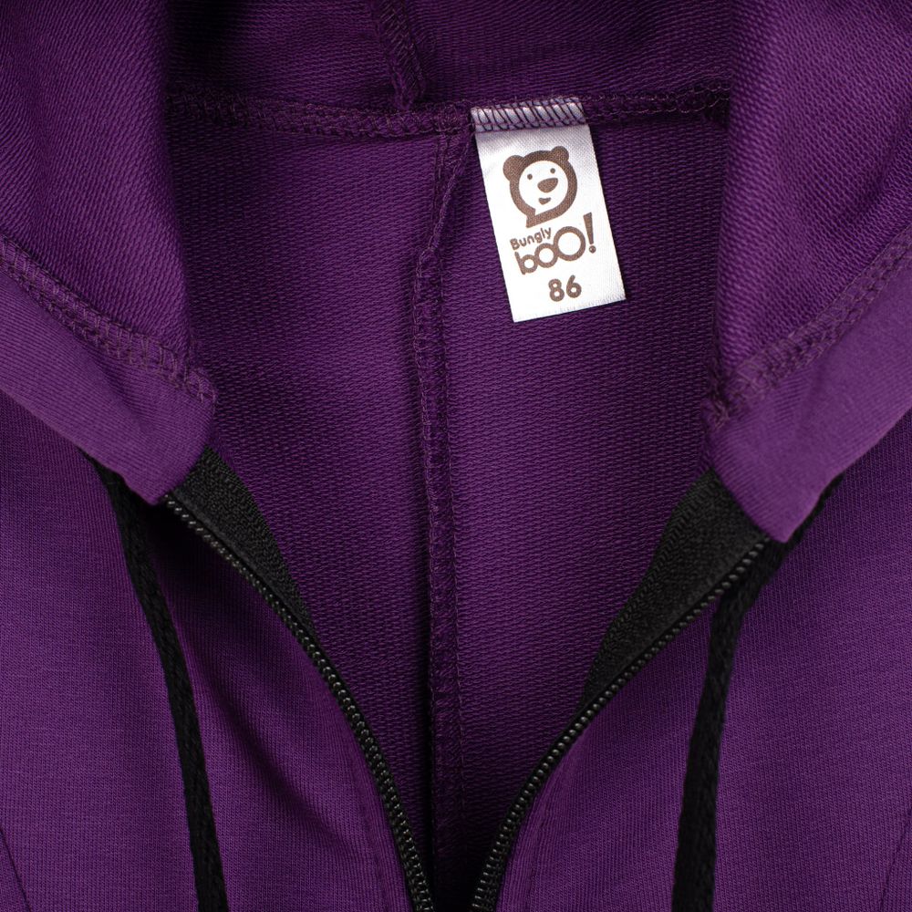 Ромпер на молнии с длинными штанинами "Bb team purple"