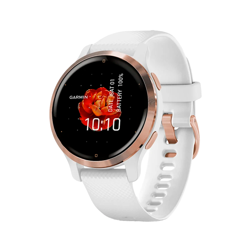Умные часы Garmin Venu 2S, 40.4mm, White/Rose Gold (010-02429-13)
