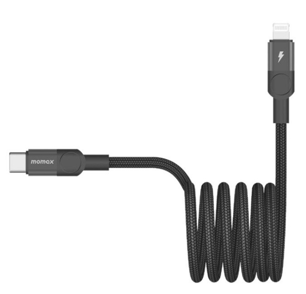 Usb Кабель-зарядка Type-C на Lightning Momax Mag.Link 60W DL57D 1м черный