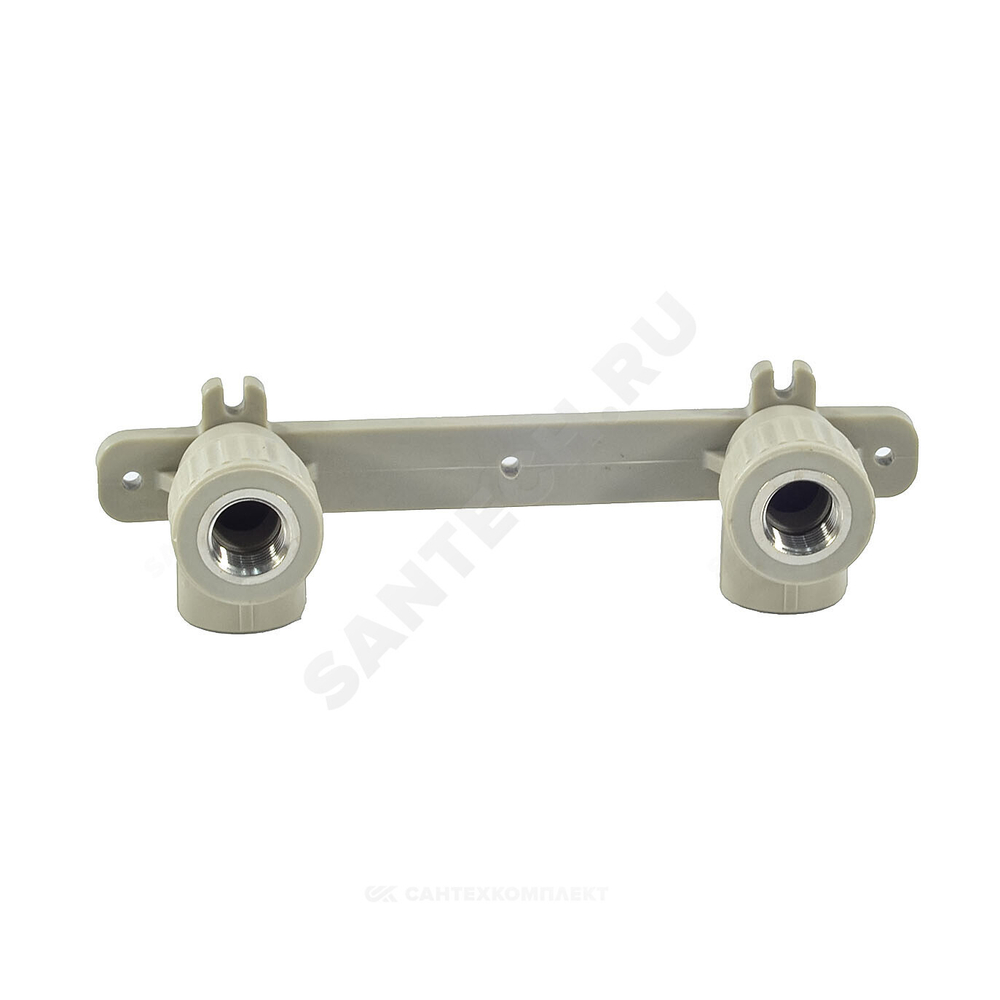 Планка монтажная PP-R серая Дн 25х1/2" ВР под смеситель VALFEX 10124025Г