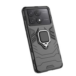 Противоударный чехол с кольцом Panther Case для Poco X6 Pro