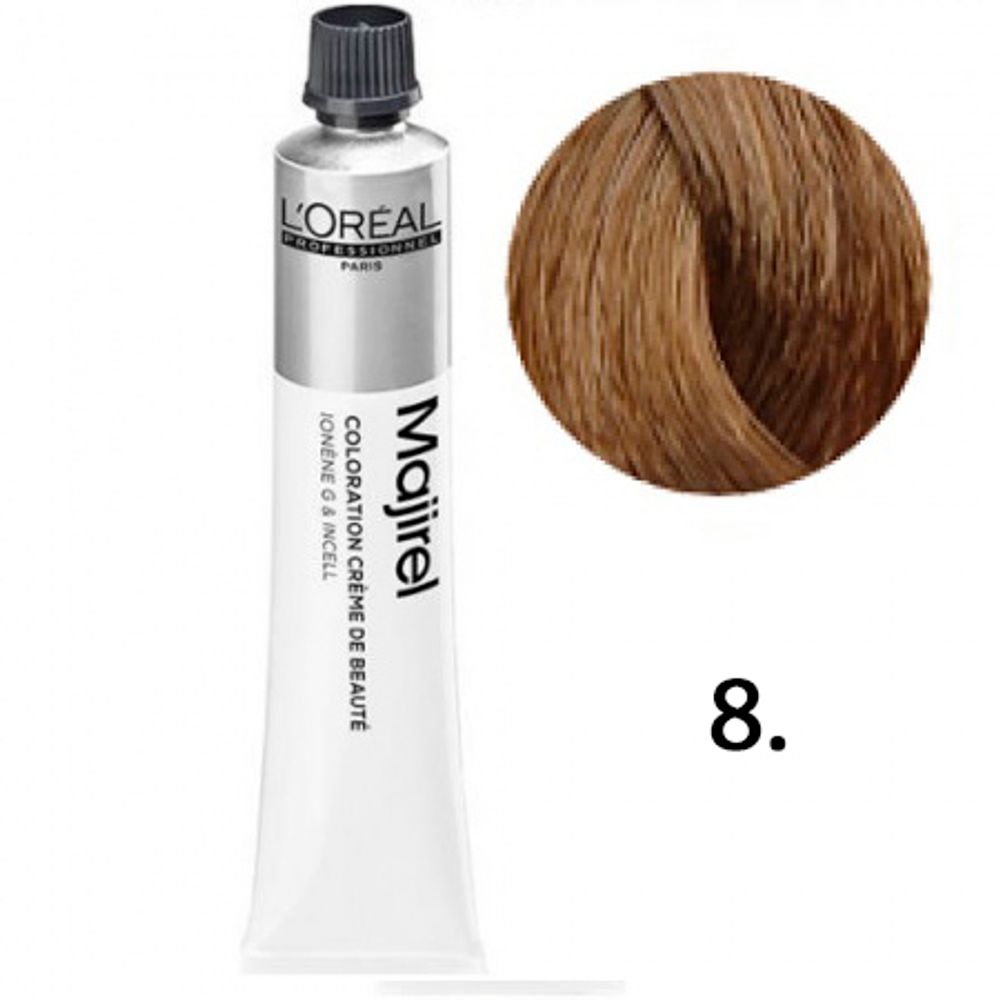 L'Oreal Professionnel Majirel 8 Светлый блондин 50мл