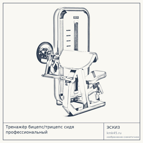 Тренажёр бицепс/трицепс сидя профессиональный — от 163 000 ₽