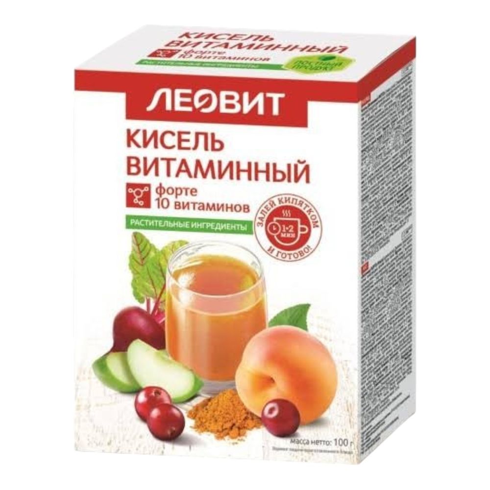 Кисель Леовит Витаминный ФОРТЕ пакет 20гр*5шт в упаковке