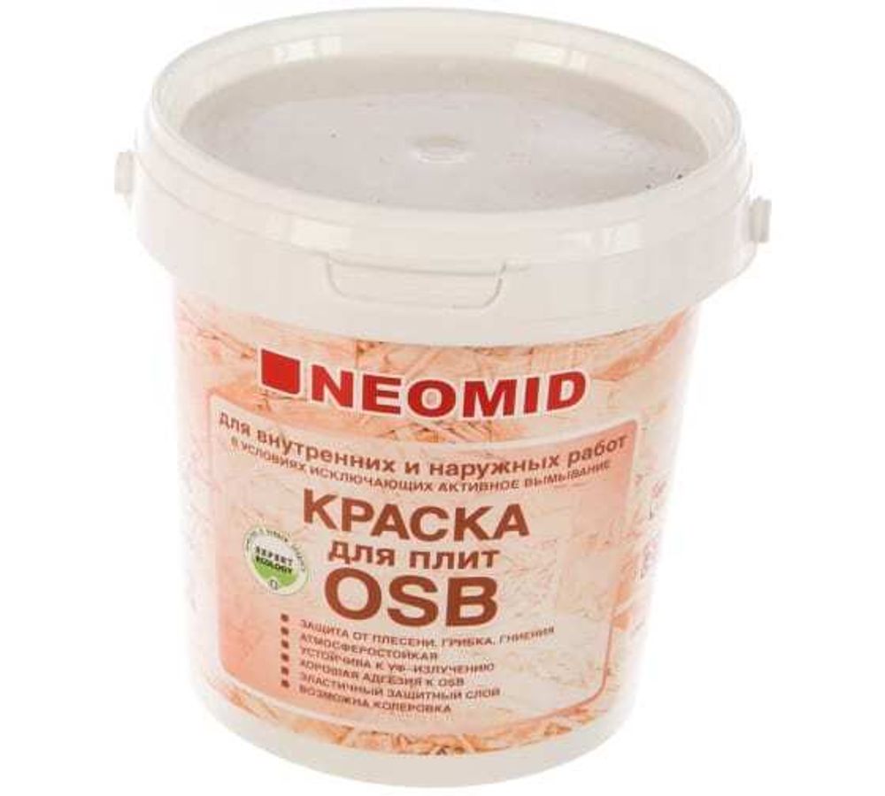Неомид краска для плит OSB для внутренних и наружных работ 1 кг