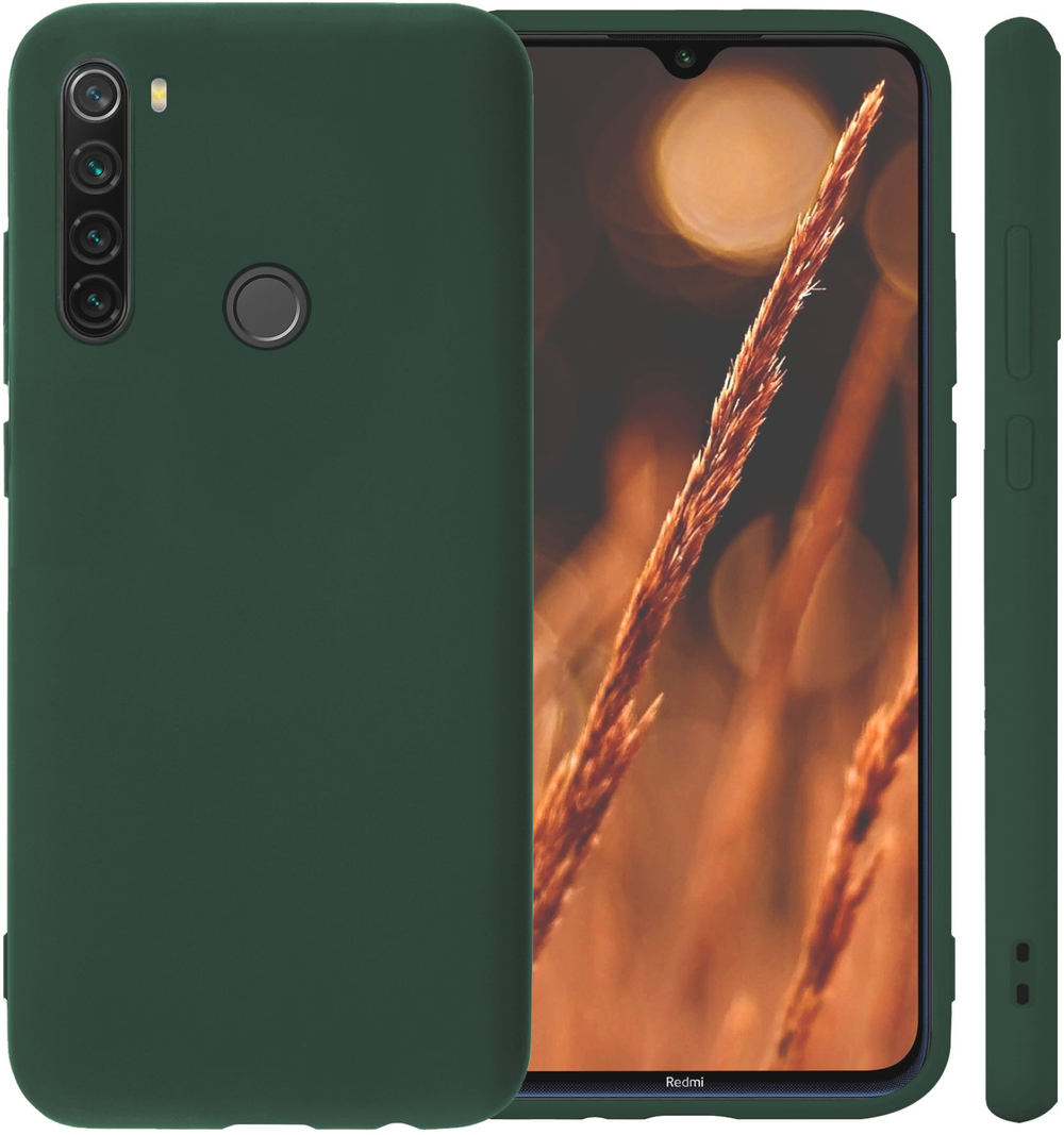 Мягкий Soft Touch чехол из силикона для XIAOMI REDMI NOTE 8T с бархатной подкладкой